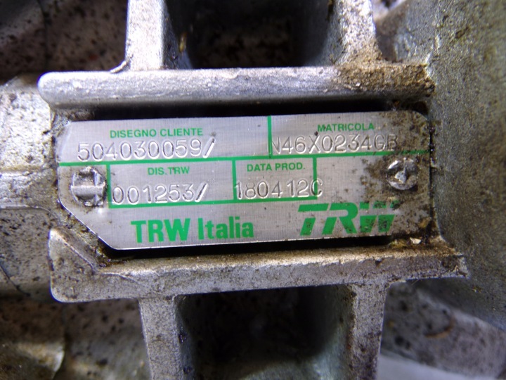 CRÉMAILLÈRE DE DIRECTION IVECO DAILY 2 II 504030059