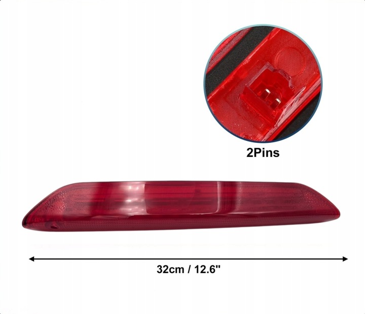 PHARE ARRIÈRE STOP TROISIÈME FEUX DE STOP SKODA OCTAVIA 2005-2013 ROUGES