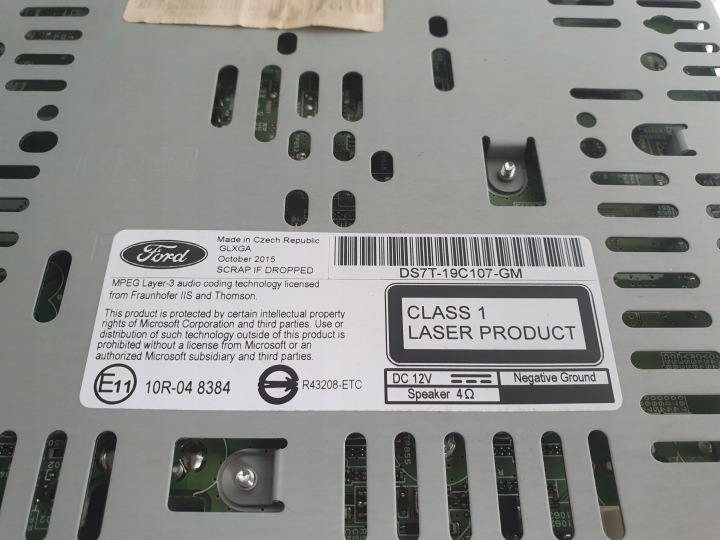 RADIO FORD MONDEO MK5 DS7T-19C107-GM