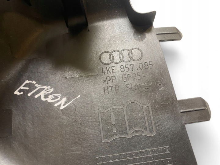 AUDI E-TRON ZASLAPKA LATÉRALE TABLEAU DE BORD INSTRUMENTATION 4KE857085