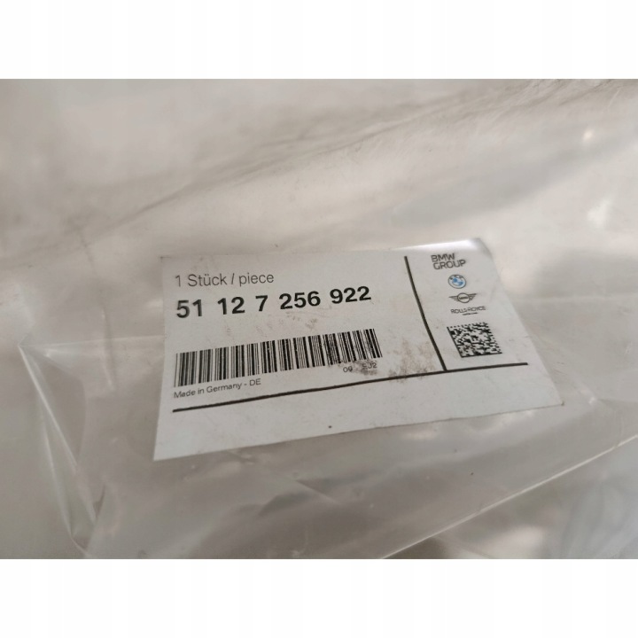 GLISSIÈRE PARE-CHOCS ARRIÈRE CENTRAL BMW 3 F30 7256922