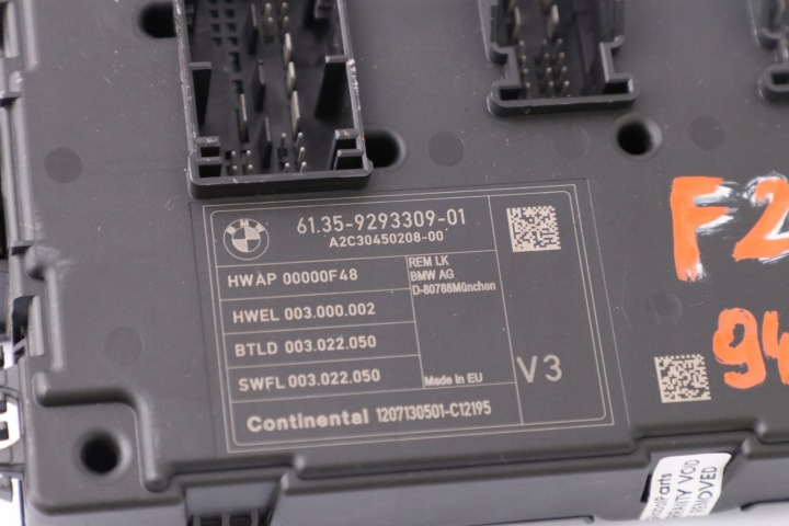 BMW F20 F21 F30 F31 MODULE CONTRÔLEUR REM 9293309