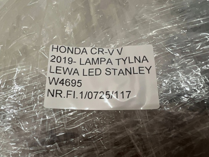 HONDA CR-V V 2019- PHARE LED GAUCHE ARRIÈRE GAUCHE ARRIÈRE EUROPE