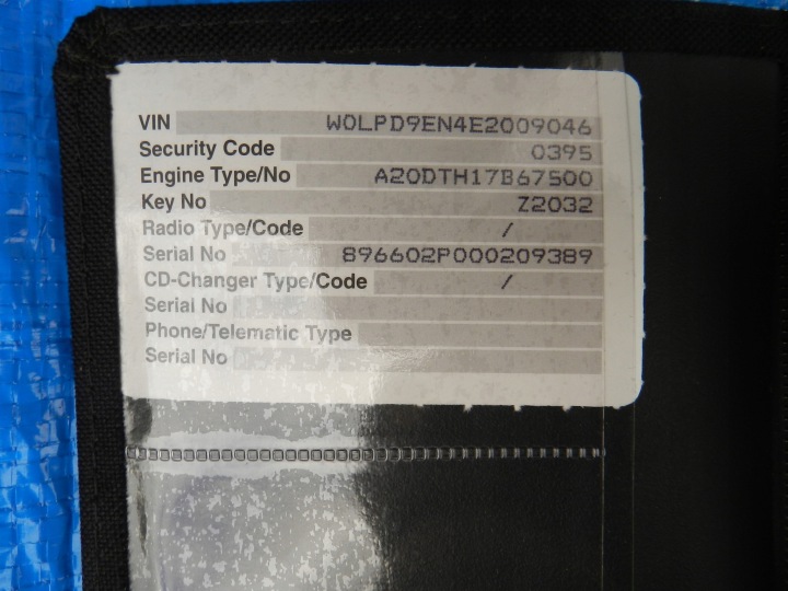 OPEL-CZESC ZAFIRA C BOÎTE MODULE FUSIBLE 13368645 UC