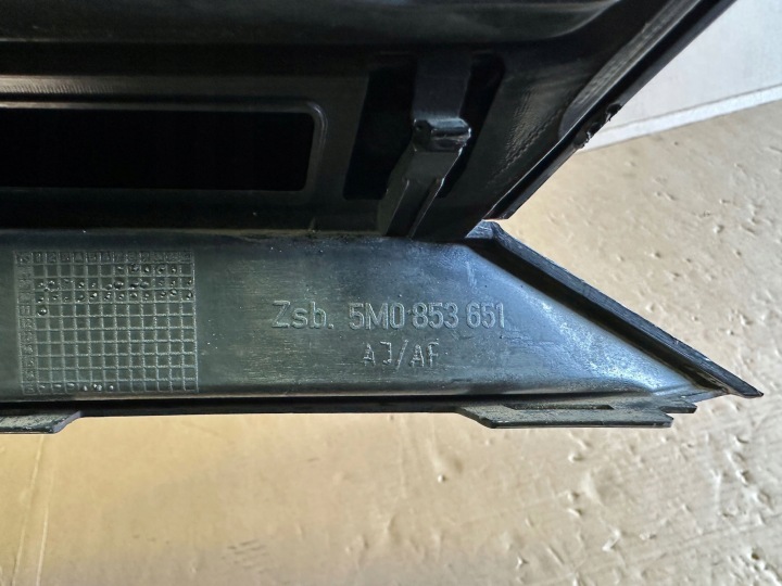 VW GOLF 6 VI PLUS LIFT 5M0 08-13R 5M0853653 GRILLE CALANDRE PARE-CHOCS AVANT