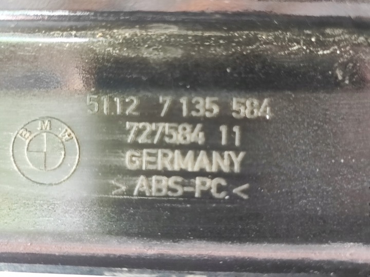 SPOILER LÈVRE MOULURE PARE-CHOCS ARRIÈRE BMW 7 E65 E66 51127135584