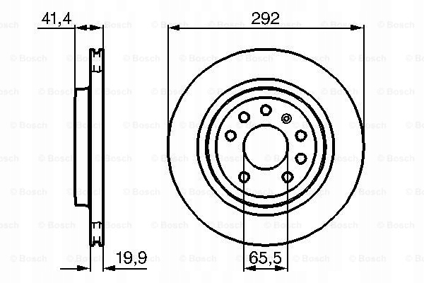 DISCOS ZAPATAS PARTE TRASERA BOSCH OPEL VECTRA C UNIVERSAL 