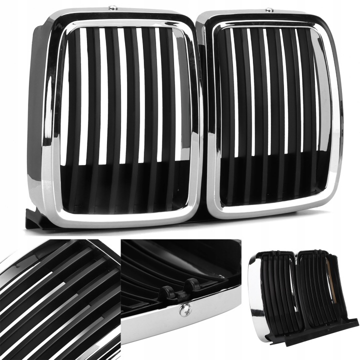 AVANT CENTRALE GRILLE GRILLOWA CHROMÉE 51131884350 SUBSTITUT POUR