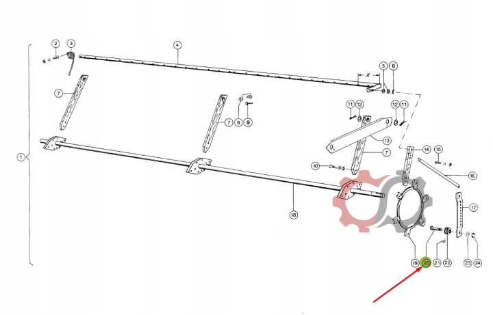 PIVOT GWIAZDY MOTOWIDLA 610532
