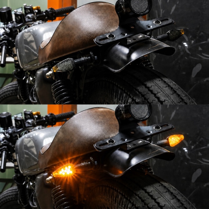 4X CLIGNOTANT CLIGNOTANTS MOTOCYCLETTE LED STRZALKA