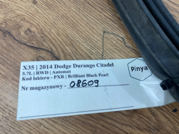 JOINT D'ÉTANCHÉITÉ PLASTIQUE DODGE DURANGO 5.7L 2014+ USA