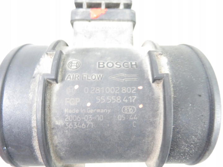 DÉBITMÈTRE OPEL MERIVA A 1.3 CDTI 0281002802