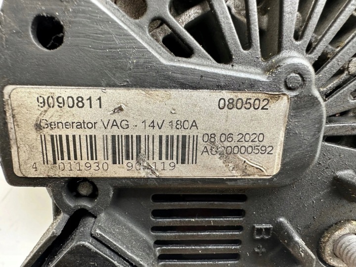 VOLKSWAGEN PASSAT B8 2020 ALTERNATEUR