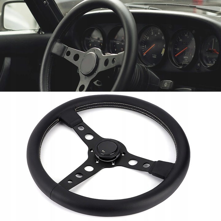 UNIVERSAL STEERING WHEEL CARBON MOMO PROTOTIPO 