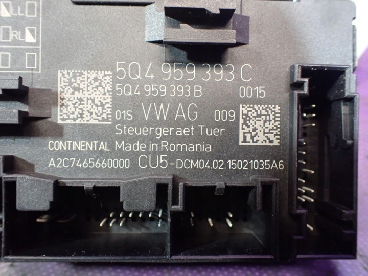 VW GOLF VII 12-17 MODULE PORTES GAUCHE AVANT 5Q4959393C
