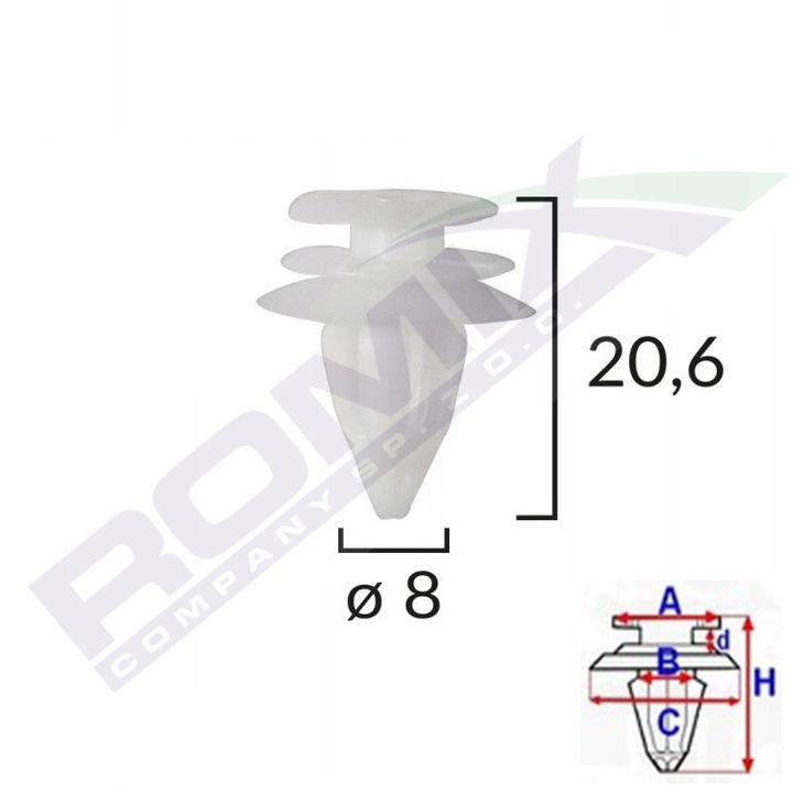 BMW 3 E36 E46 E90 E91 E34 PASADORES FORRO 50 PIEZAS 