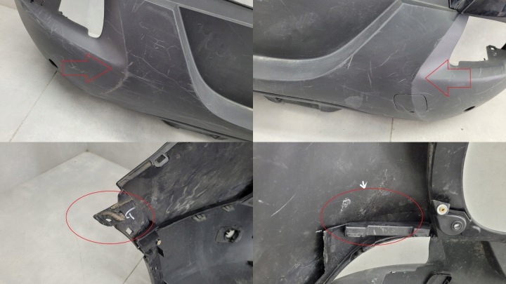 PARE-CHOCS ARRIÈRE ARRIÈRE RENAULT KADJAR 15-18