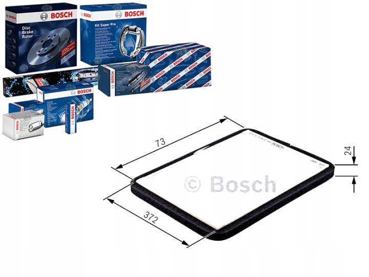 FILTRE BERLINE BOSCH 1 987 432 051 MERCEDES-BENZ INSERT FILTRE M 2051