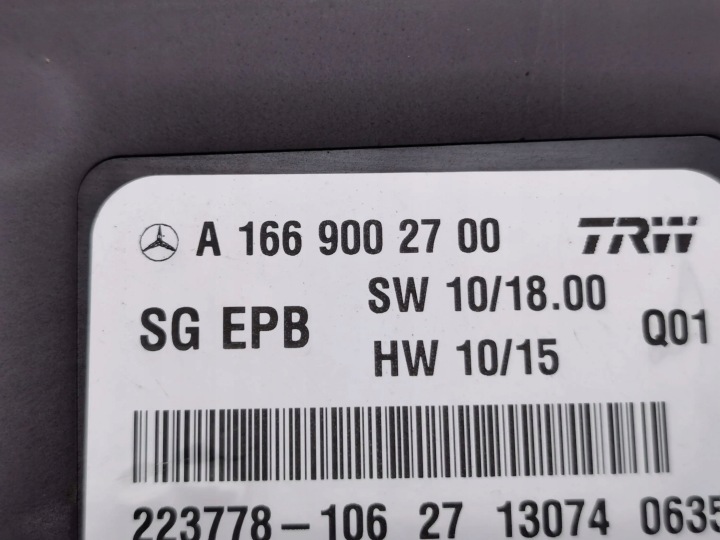 MERCEDES-BENZ B W246 W242 2013 MODULE FREINS MANUEL A1669002700