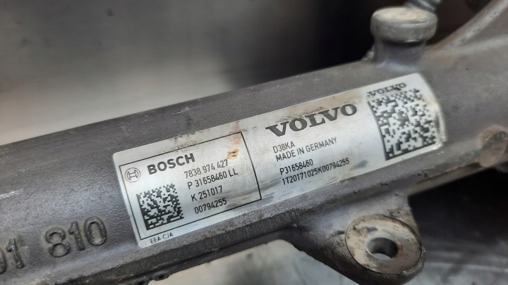 CRÉMAILLÈRE DE DIRECTION OE 31658460 VOLVO XC60 XC90 V60 S60 18-