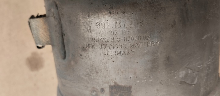 ÉCHAPPEMENT SILENCIEUX CATALYSEUR PORSCHE 911 991 GTS ENSEMBLE