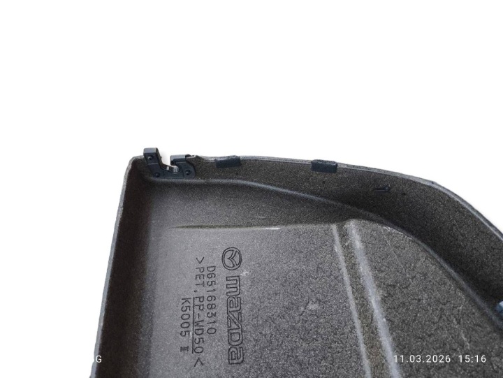 ÉTAGÈRE COUVERCLES DE COFFRE ARRIÈRE MAZDA 2 DE D65168310