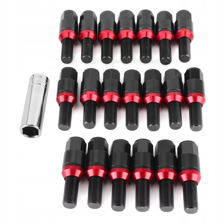 20 PCS BOULONS AVEC EMBOUT STUD SYNTONISEUR STYLE VIS SRUBOWE KO M14X1,25 GWIN