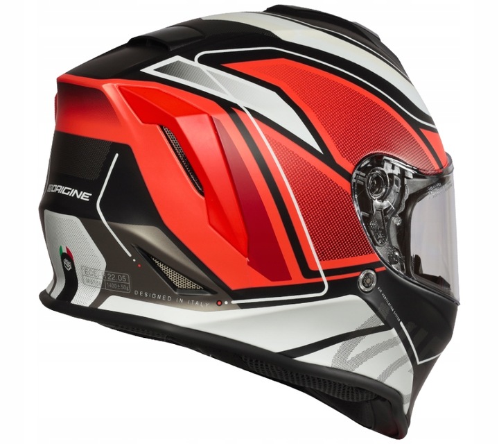 WZMOTO.PL MOR.13.899 CASCO ORIGINE DINAMO GALAXI FLUO RED-BLACK MATT M 