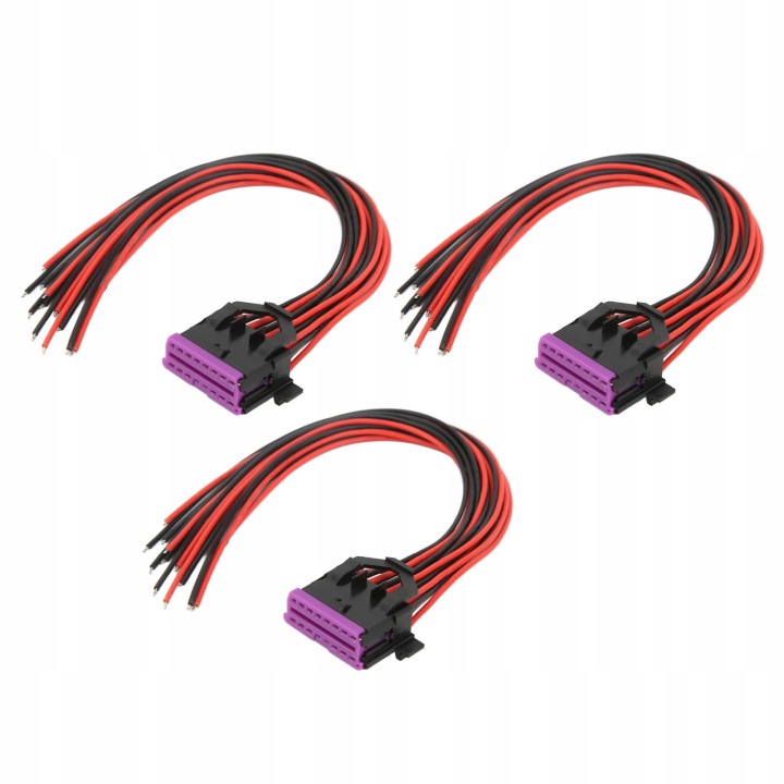 3 PCS 16-PINOWE RACCORD SERRAGE OBD2 CÂBLE 30CM J1962 ADAPTATEUR ZC