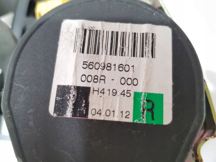 VOLKSWAGEN TOURAN I 2004 GAUCHE CÔTÉ CEINTURE DE SÉCURITÉ SIÈGES ARRIÈRE