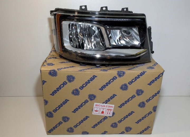 PHARE DROITE PROJECTEUR SCANIA R AVEC COMPLET LED NEUF MODÈLE EUROPE 2379886 2338277