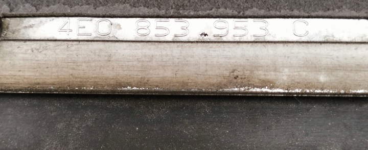 MOULURE PORTES GAUCHE AVANT CHROME AUDI A8 S8 D3 4E LIFT 4E0853953C LY7W