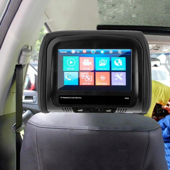 AUTOMOBILE MONITEUR APPUI-TÊTE UNIVERSEL 8-CALOWY R1636