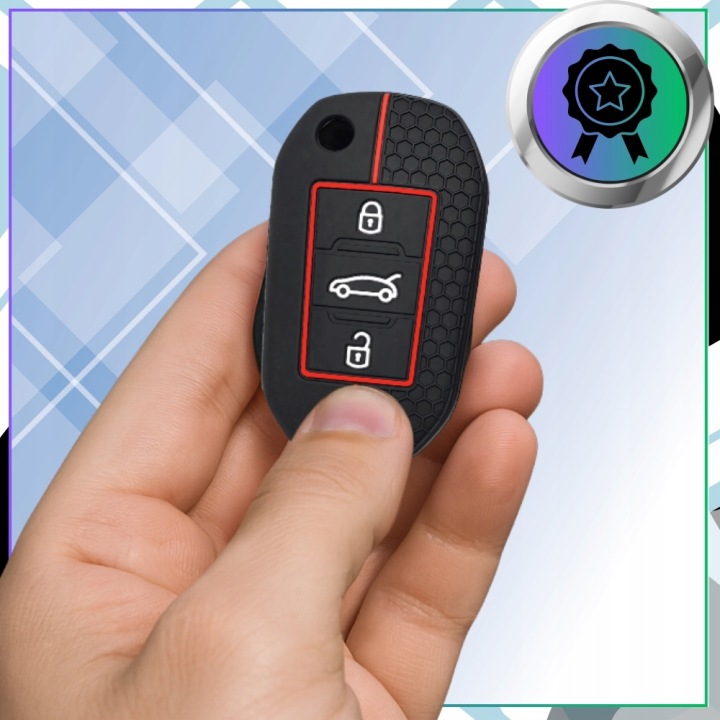 ÉTUI SUR CLÉ SILICONE PEUGEOT 301 3008 508 CITROEN C ELYSEE C3 C4L