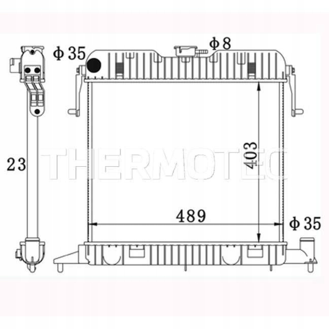 RADIATEUR MOTEUR MANUELLE OPEL OMEGA