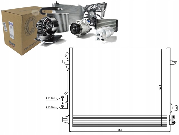 CONDENSER NISSENS 940098 