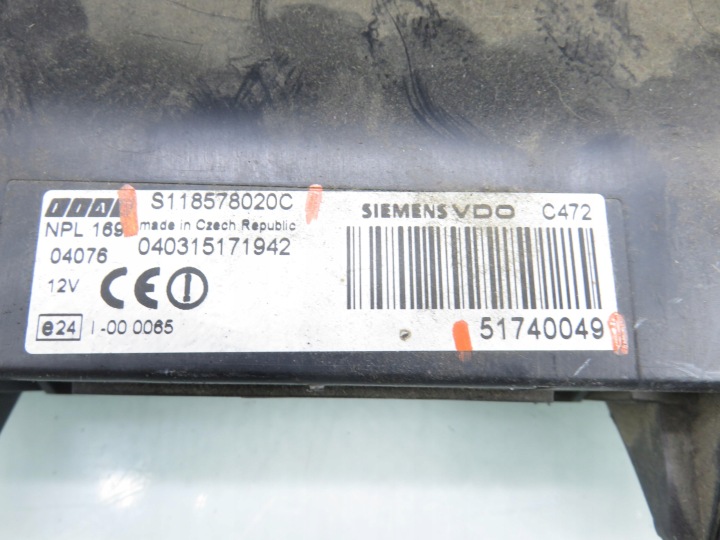 FUSIBLE FIAT PANDA II (169_) 1.1 187 A1.000 51740049 S118578020C