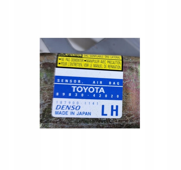 89830-42020 RAV4 II SENSORES UDERZENIOWE JUEGO 89860-42020 