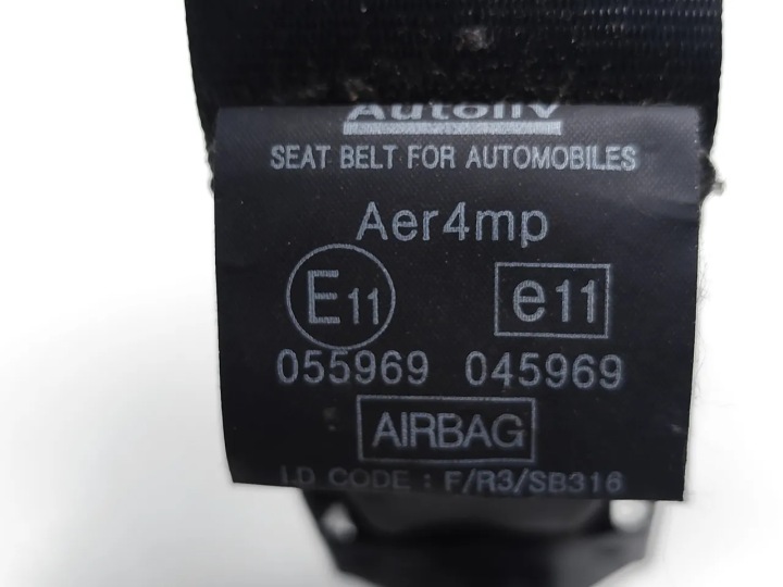 VAUXHALL ZAFIRA CEINTURE DE SÉCURITÉ SIÈGES AVANT AVANT GAUCHE 2007 MPV