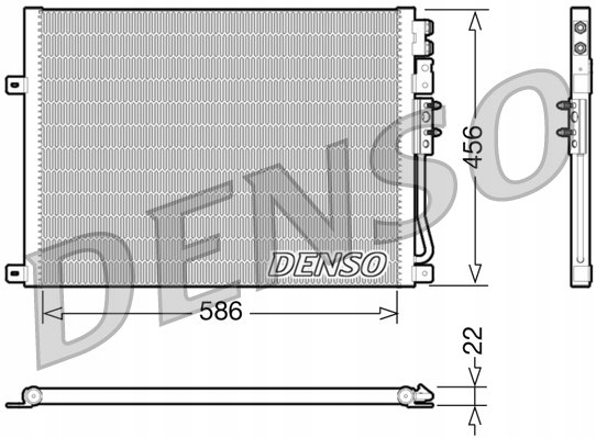 RADUADOR DE ACONDICIONADOR JEEP 