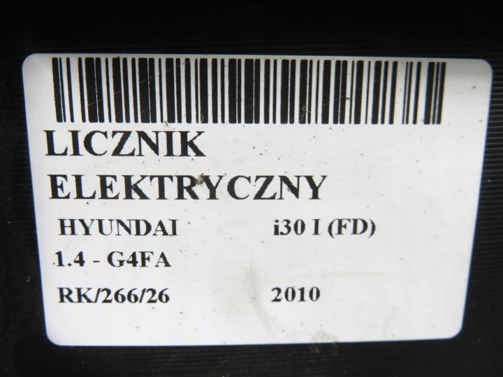 COMPTEUR HYUNDAI I30 I (FD) 1.4 940332R000 11001764801U