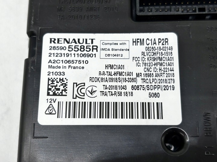 MODULE CONTRÔLEUR LECTEUR DE CARTE KART RENAULT CLIO V 285905585R
