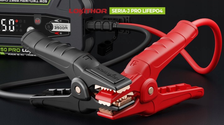 DISPOSITIF DÉMARRAGE JUMP DÉMARREUR LOKITHOR J2250 PRO 2250A LIFEPO4 LED