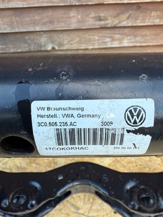 CHÂSSIS ARRIÈRE VOLKSWAGEN PASSAT B6 3C0505235AC
