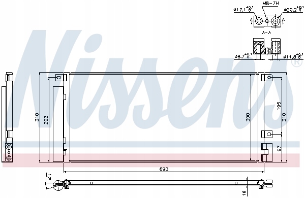 NISSENS DÉSHYDRATEUR CLIMATISATION CHEVROLET TRAX (13-), OPEL MOKKA (13-), VAUX