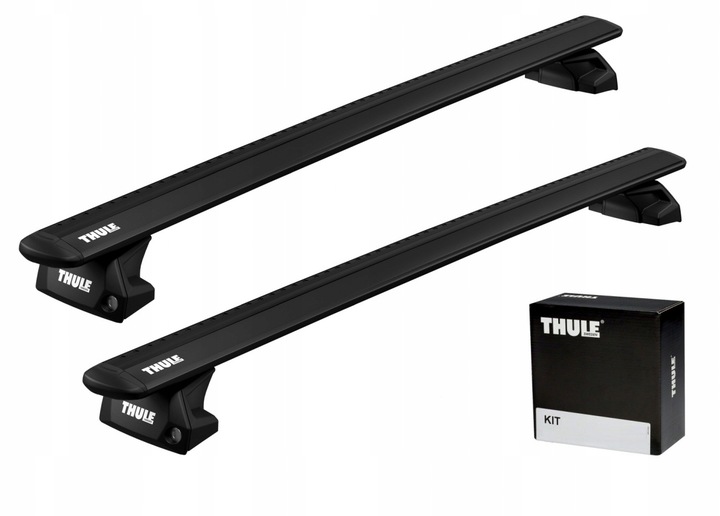 MALETERO DE TECHO THULE 7106 PARA VOLVO XC60 2008-2017 JUEGO EVO NEGRO 