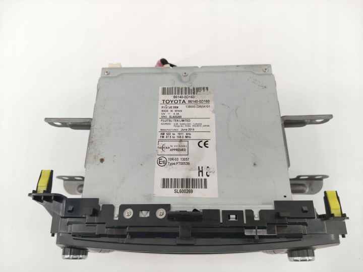 RADIO MONITEUR NAVI NAVIGATION ÉCRAN TOYOTA YARIS 861400D160