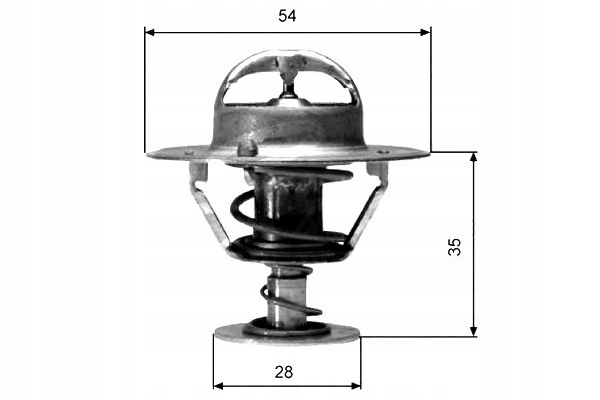 TERMOSTATAS FIAT PEUGEOT GATES nuotrauka 2