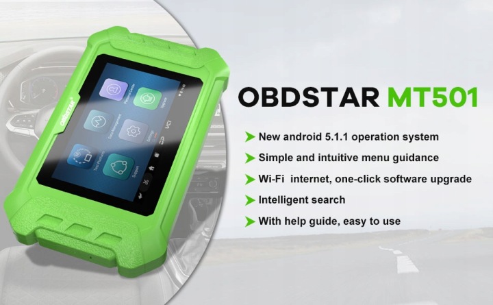 TESTOWA OBDSTAR MT501 NARZEDZIE 4 TYPES MODULOW WLACZ PRZEZ BENCH