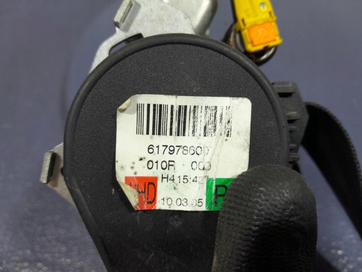 VW GOLF VI 08- 5D CEINTURE DE SÉCURITÉ DROIT AVANT PASSAGER 1K4857706BJ